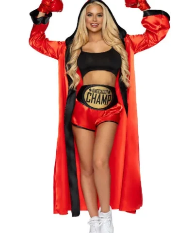 Legavenue Knockout Champ Boxer Costume Military & Uniforms