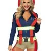 Leg Avenue Military & Uniforms Hot Zone Honey Firefighter Costume