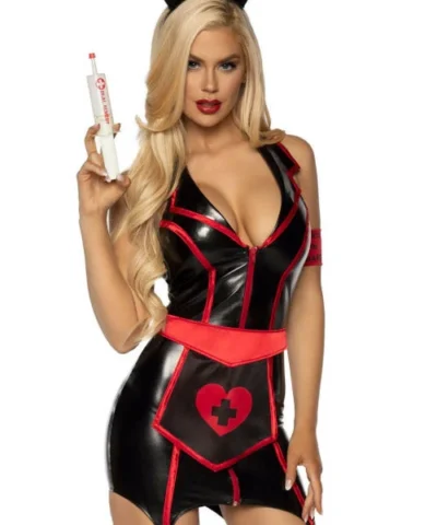 Leg Avenue Naughty Nurse Costume Military & Uniforms