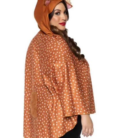 Leg Avenue Fawn Poncho Animal Costume With Hood