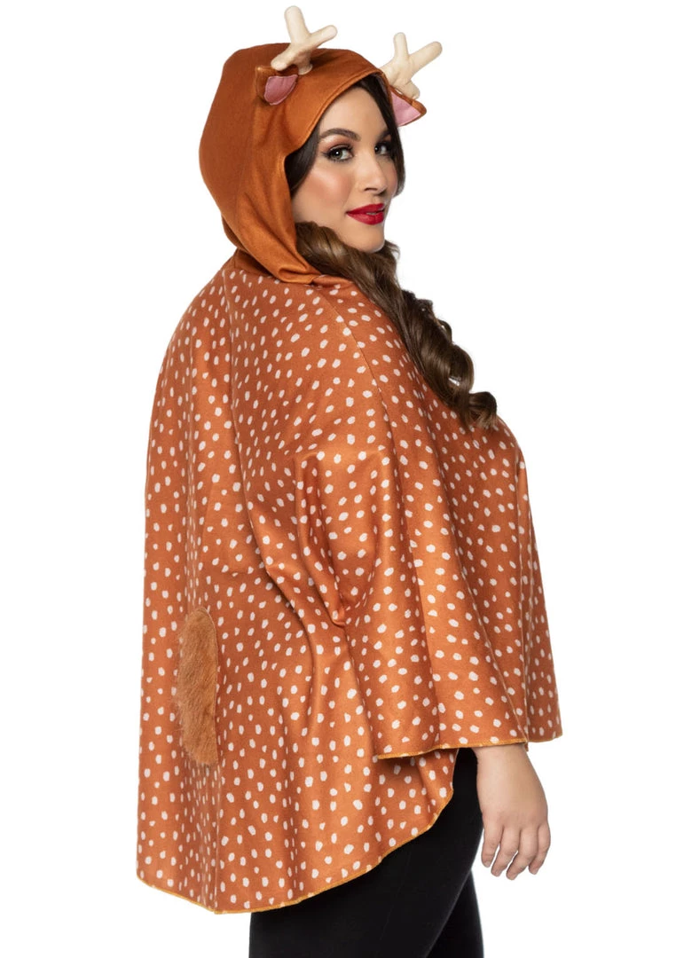 Leg Avenue Fawn Poncho Animal Costume With Hood
