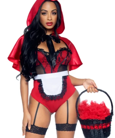 Leg Avenue Naughty Miss Red Riding Hood Costume Fairytale & Fanasty