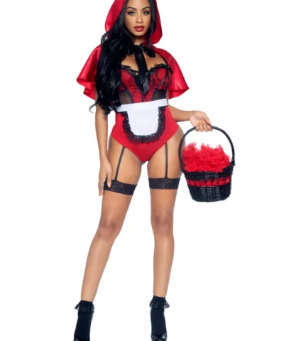 Leg Avenue Naughty Miss Red Riding Hood Costume Fairytale & Fanasty