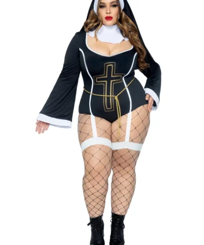 Leg Avenue Plus Sister Sin Nun Costume