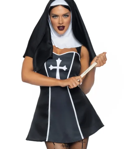 Leg Avenue Naughty Nun Costume Military & Uniforms