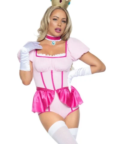 Leg Avenue Sexy Pink Princess Costume With Crown Fairytale & Fanasty