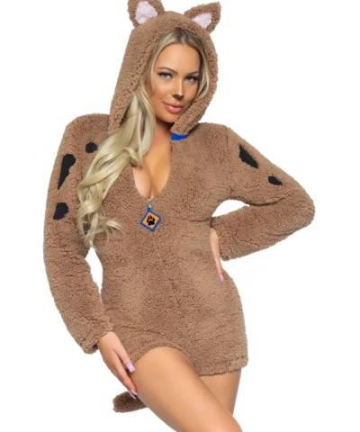 Leg Avenue Animals Mystery Pup Ultra Soft Costume Romper