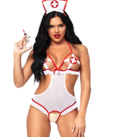 Leg Avenue Naughty Nurse Roleplay Lingerie Set Best Selling Products