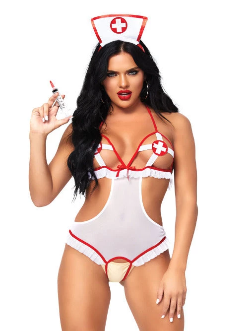 Leg Avenue Naughty Nurse Roleplay Lingerie Set Best Selling Products