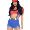 Leg Avenue Gamer Babe Sexy Costume With Hat Classic Fun