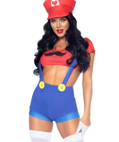 Leg Avenue Gamer Babe Sexy Costume With Hat Classic Fun
