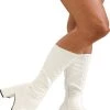 Rubies Women's White Go Go Boots