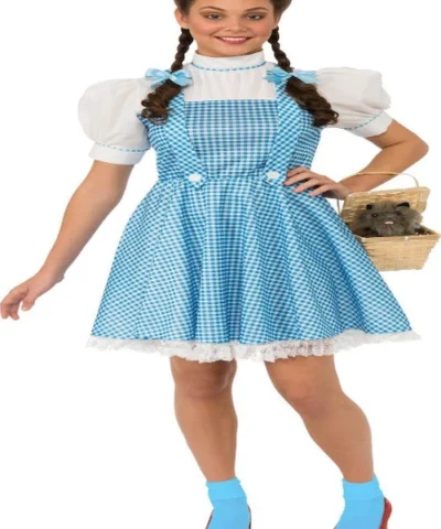 Rubies Kids Licensed Costumes Rubie's Costume Teen Wizard Oz Adult Dorothy Dress Hair Bows
