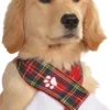 Rubies Dog Plaid Scarf Pets Accessories