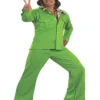 Rubies Oldies Time Period Green Adult Leisure Suit Costume