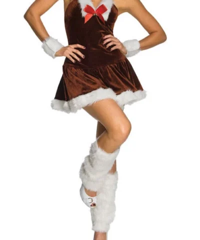 Rubies Women's Festive Reindeer Dress