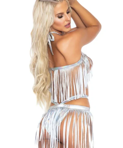 Leg Avenue Best Selling Products Get Wild Fringe Bikini Set
