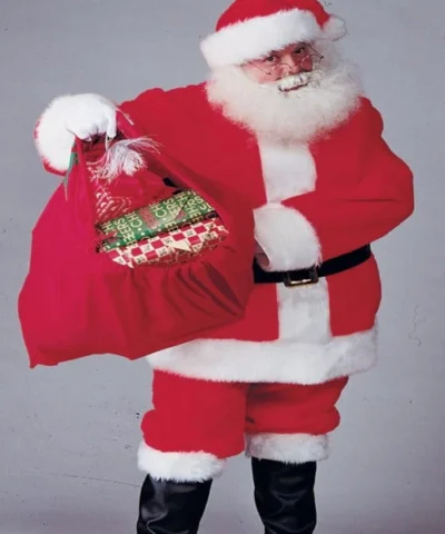 Roma 8 Piece Regal Plush Santa Suit Mens Holiday
