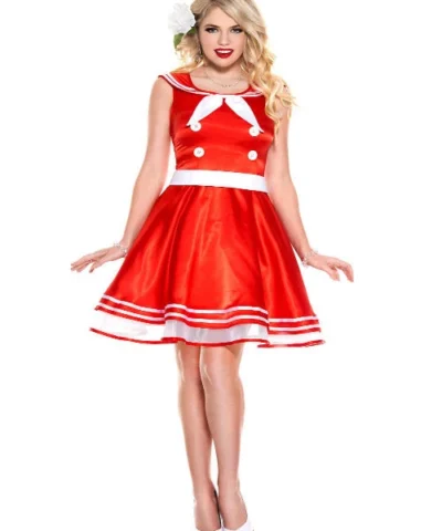 Music Legs 1950'S Vintage Girl Women Costume Oldies Time Period