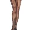 Leg Avenue Eve Vintage Pinstripe Net Tights