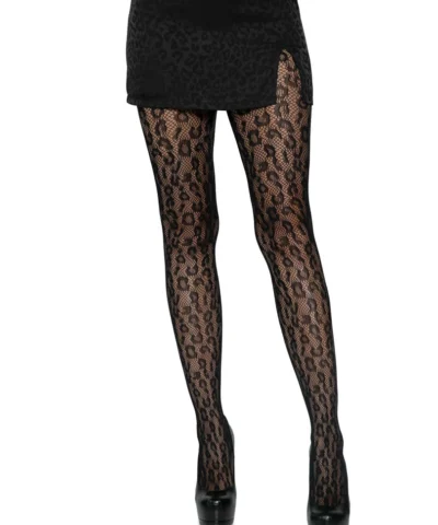 Leg Avenues Net & Lace Tights Leg Avenue Women's Leopard Print Opaque Tights