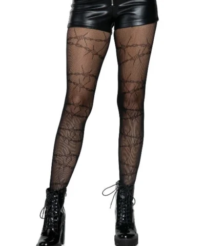 Leg Avenue Women's Dark Alternative Fishnet Tights