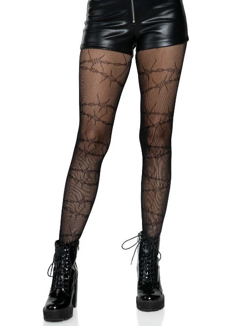 Leg Avenue Women's Dark Alternative Fishnet Tights