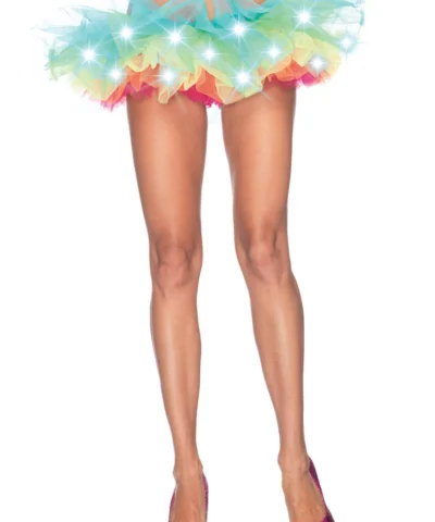 Leg Avenue LED Light Up Neon Rainbow Festival Tutu