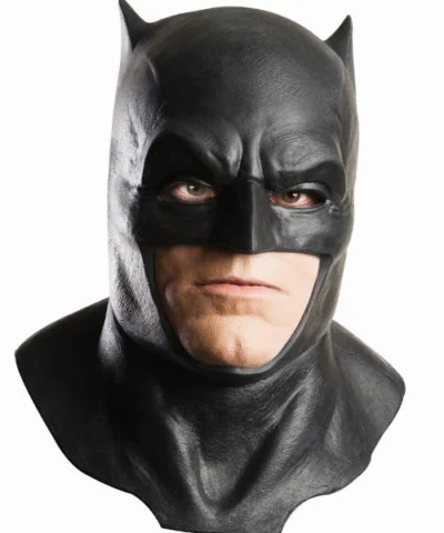 Rubies Adult Batman Latex Mask With Cowl Face Mask