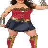 Rubies Adult Deluxe Wonder Woman Plus Justice League Costume