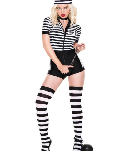 Music Legs Adult Guilty Inmate Costume