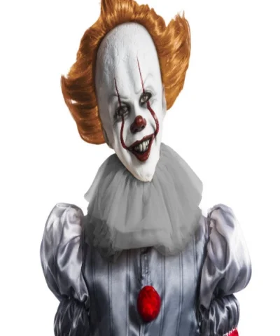 Rubies Adult IT2 Pennywise O/H Latex Mask Face Mask
