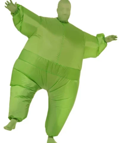 Rubies Adult Inflatable Full Body Jumpsuit Cosplay Costume Halloween Funny Fancy Dress Blow Up Party Toy Mens Holiday
