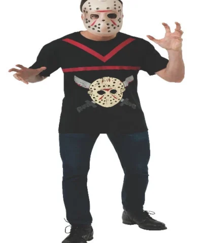 Rubies Adult Jason Shirt And Hockey Mask