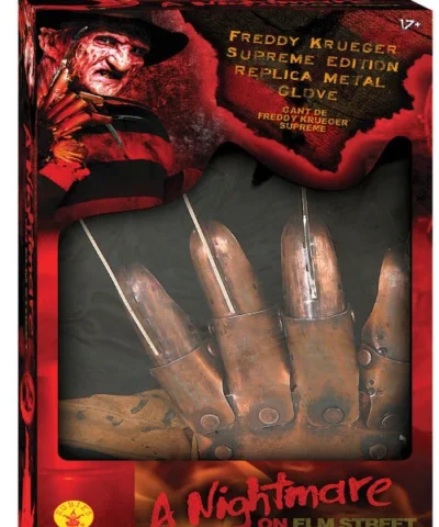 Rubies Weapons Props And Kits Adult Supreme Edition Freddy Replica Metal Glove