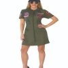 Rubies Adult Top Gun Female Costume
