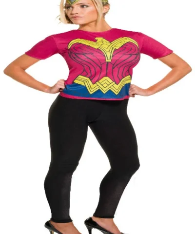 Rubies Ladies Licensed Costumes Adult Wonder Woman Costume Top