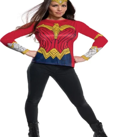 Rubies Ladies Licensed Costumes Adult Wonder Woman Justice League Costume Top