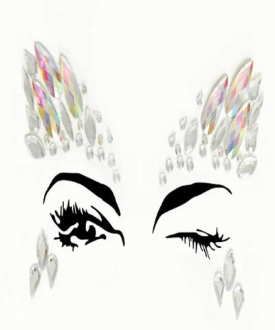 Leg Avenue Costume Jewelry Arista Adhesive Face Jewels Sticker