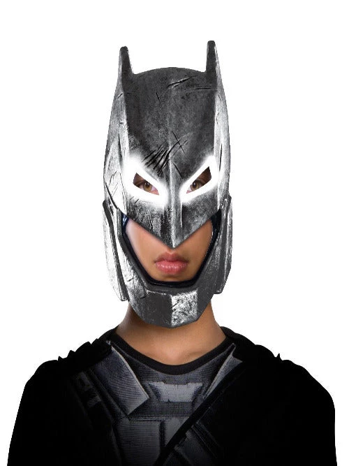 Rubies Face Mask Armored Kids Batman Light-Up Mask