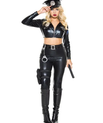 Music Legs Attractive Police Women Costume Military & Uniforms