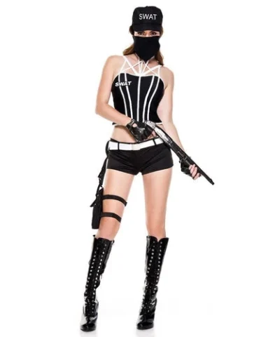 Music Legs Bad Swat Babe Womens Costume Military & Uniforms