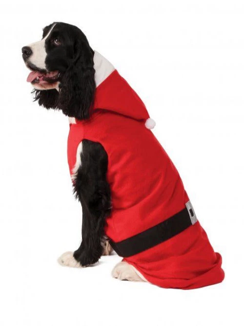 Rubies Holiday Pet Costumes Big Dog Santa Hoodie Costume