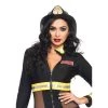 Leg Avenue Black Fire Chief Hat Plastic Halloween Costume Accessory Best Selling Products