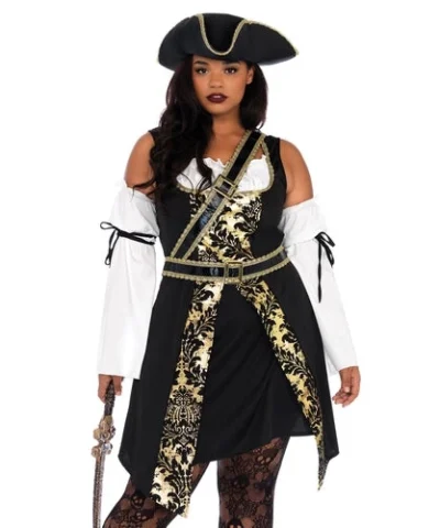 Leg Avenue Black Sea Buccaneer Costume Ladies Pirates
