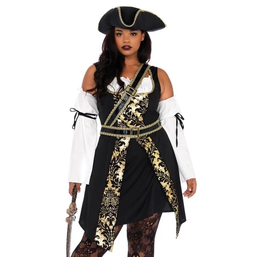 Leg Avenue Black Sea Buccaneer Costume Ladies Pirates