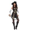 Leg Avenue Black Sea Buccaneer Costume Ladies Pirates