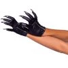 Leg Avenue Gloves & Arm Warmers Black Zip-up Claw Gloves