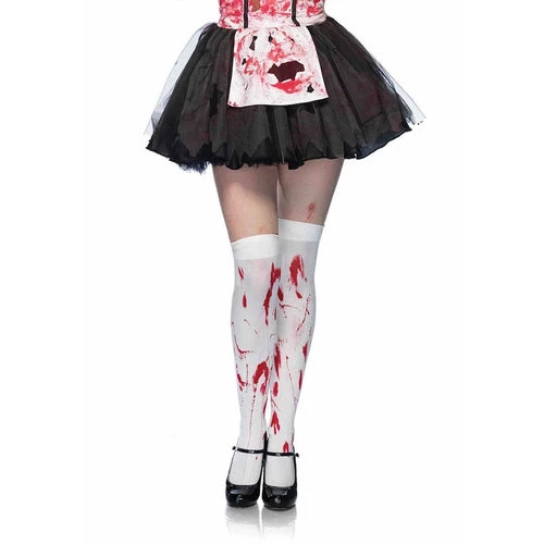 Leg Avenue Bloody Zombie Thigh Highs