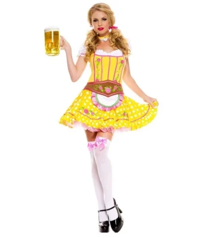 Music Legs International Bright Dirndl Costume